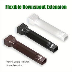 Telescopic Rain Gutter Downspout Extension - Outdoor Drainage Pipe
