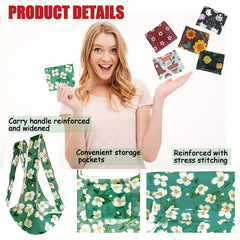 12Pack Reusable Grocery Bag Foldable Large Capacity Gift T