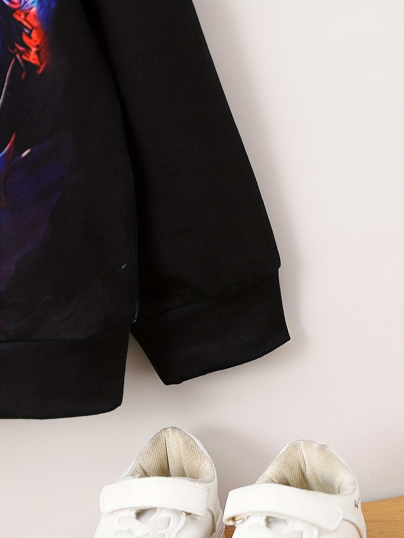 Wolf 3D Print Boys Pullover Hoodie For Spring Fall