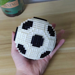 Football Model Mini Building Blocks - Fun Gift Blocks for Ages 14+