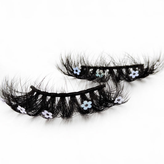 Fluffy Flower Eyelashes Faux Mink Lashes 25mm