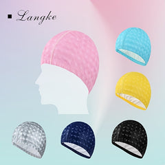 Waterproof PU Swimming Cap Oversized Outdoor Swimming Equipment