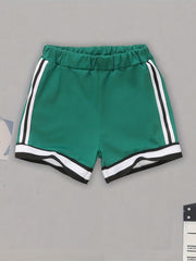 Boys Striped Shorts Quick Drying Outdoor Summer Casual