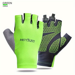 Half Finger Non Slip Sports Gloves - Breathable & Comfortable