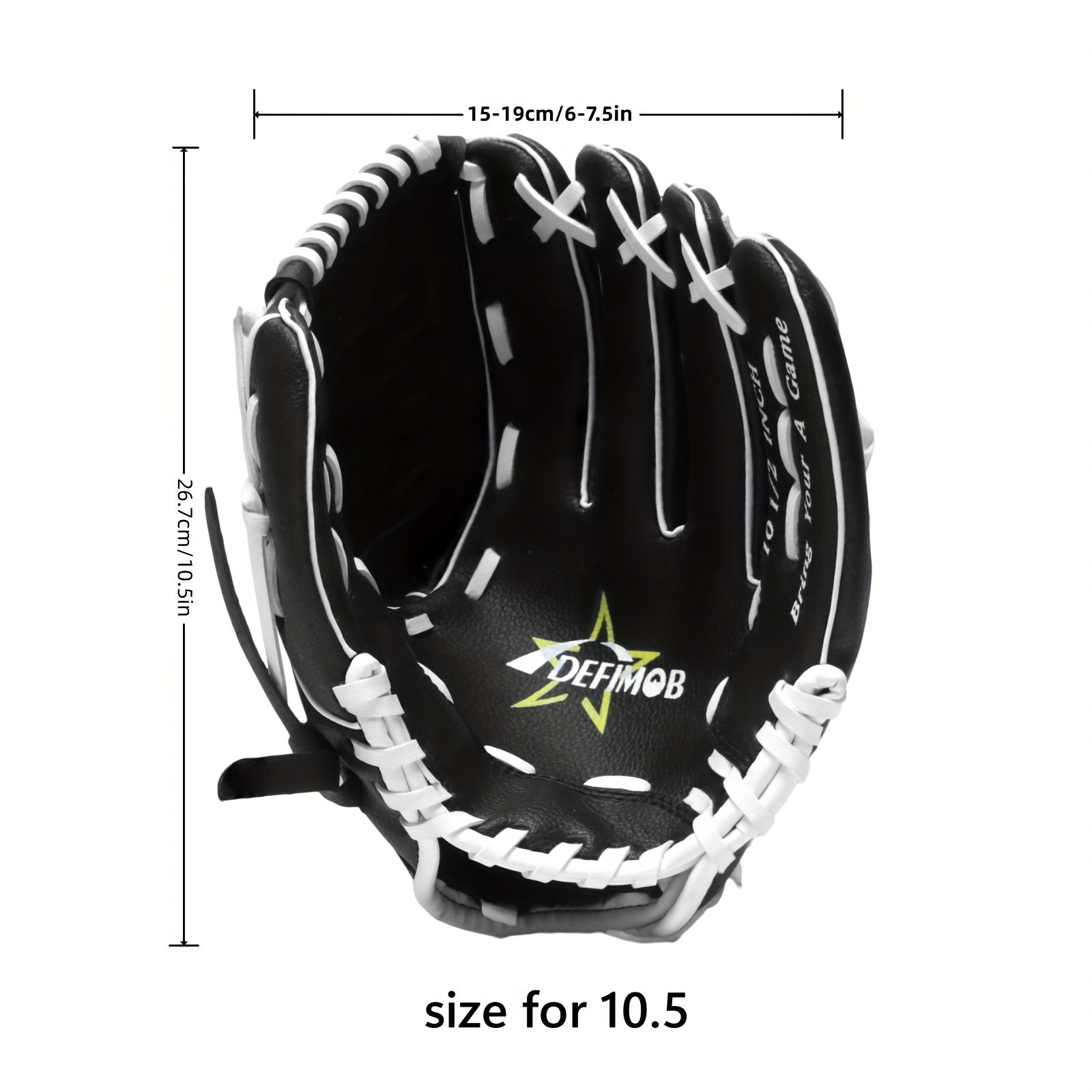 Beginner Baseball Glove with Balls Softball Gloves Training Equipment