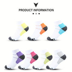 Ankle Compression Socks - Cushioned Blister-Resistant