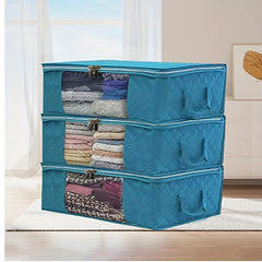 Large Capacity Underbed Storage Bag Clothes Quilt Dustproof Household Organizer