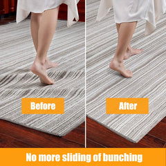 8pcs Reusable Rug Tape Double Sided Floor Mat Pad