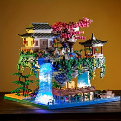 Peach Blossom Garden Building Block Set Chinese Ancient Architecture Toy