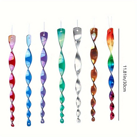 4pcs Spiral Bird Repellent Sticks - Keep Birds Away from Garden