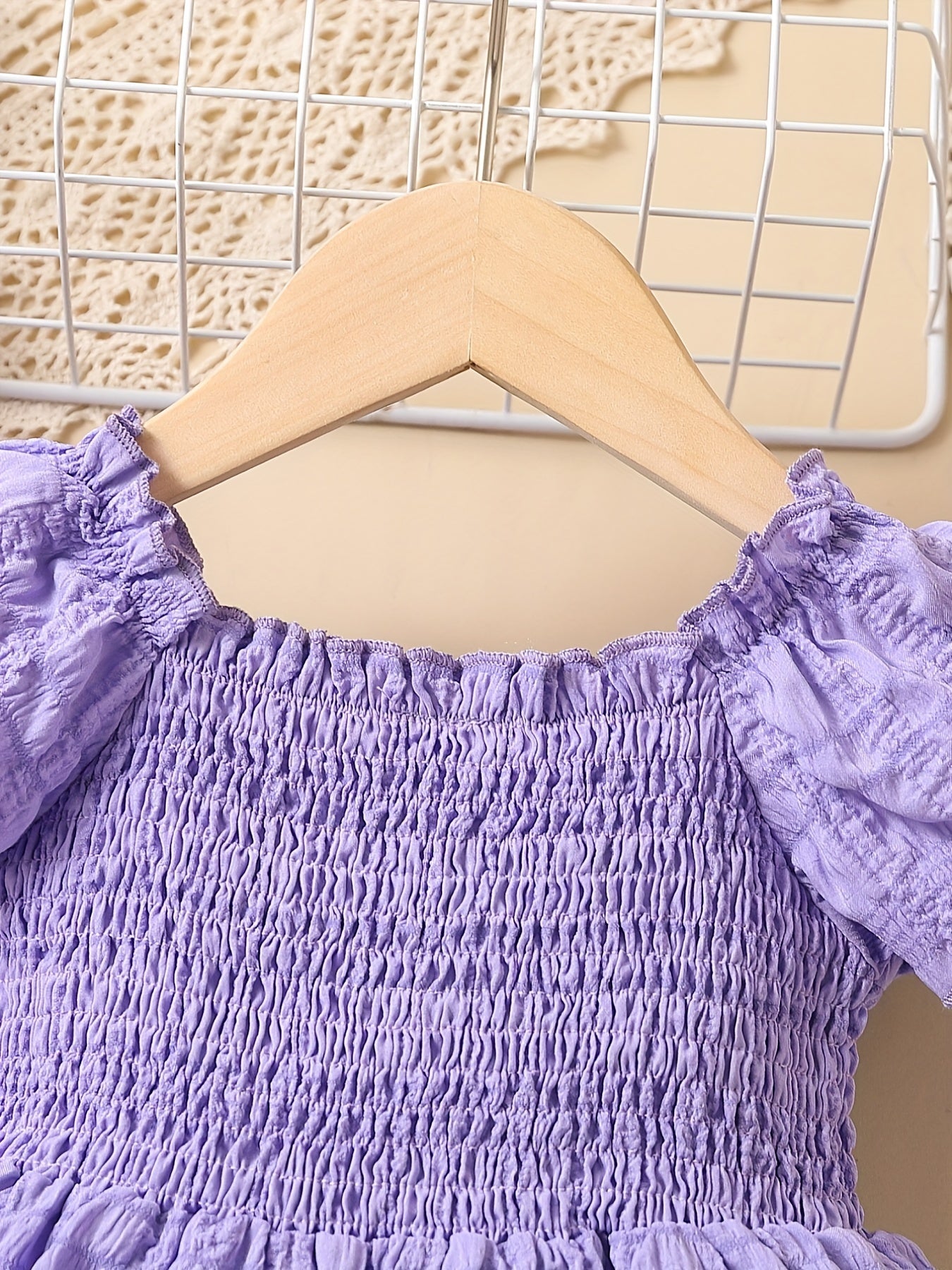 Baby Girls Puff Sleeve Birthday Dress