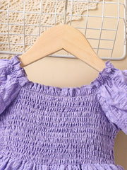 Baby Girls Puff Sleeve Birthday Dress
