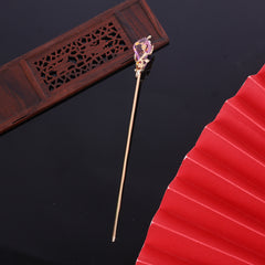 Vintage Alloy Hairpin Flower Branch Hair Stick Hair Accessories