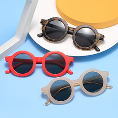 Boys Round Frame Sunglasses for Outdoor Activities