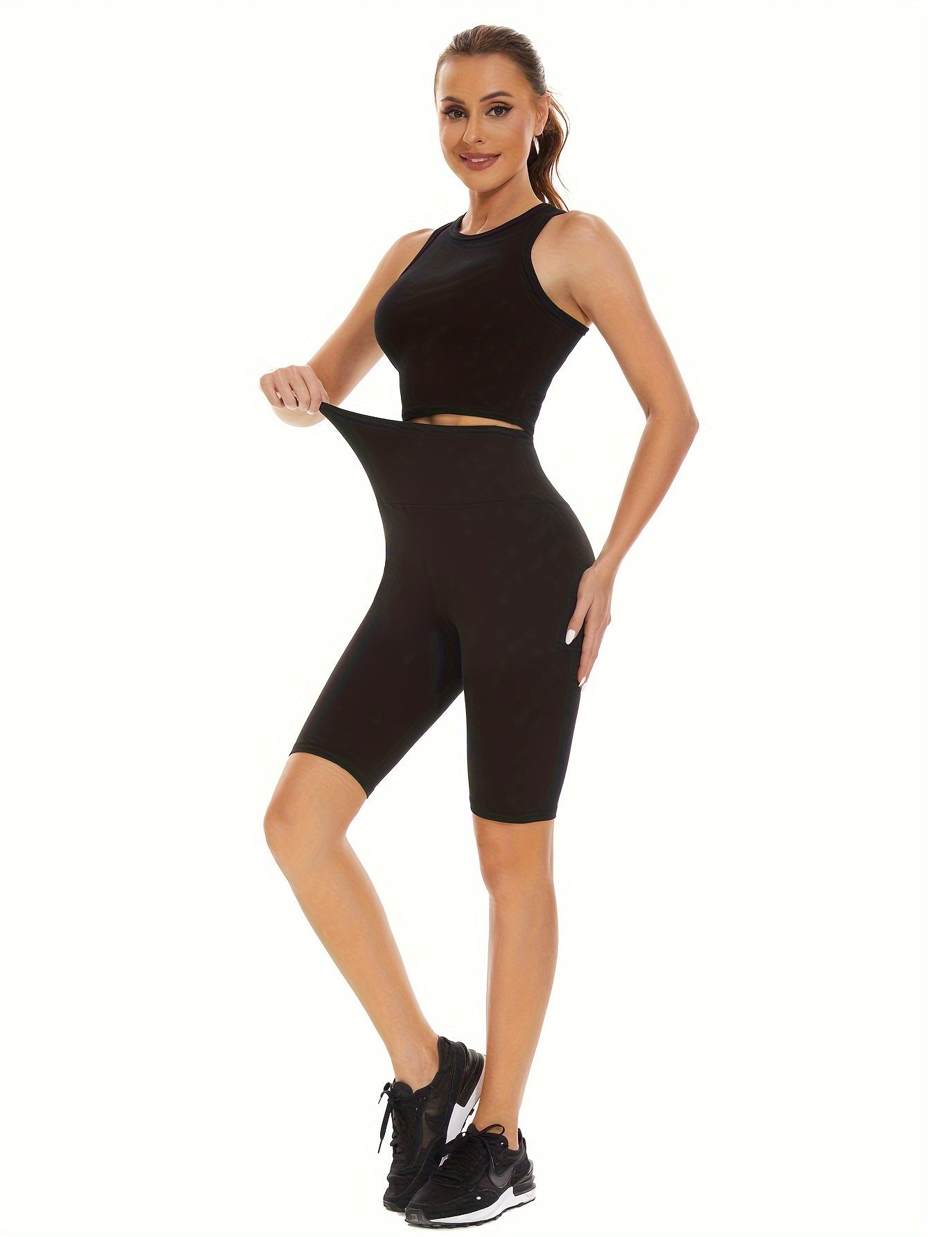 High Stretch Yoga Shorts for Women Fitness Running Biker Shorts