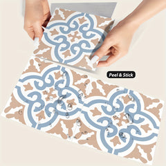 9pcs Nordic Style Printed Floor Stickers Non slip Wear resistant Vinyl Decals