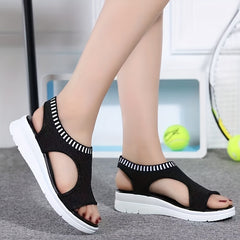 Women's Open Toe Wedge Sandals for Summer