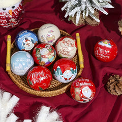 Christmas Candy Box Kindergarten Elf Ball Cartoon Round Small Candy Box