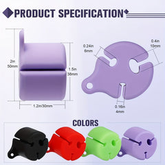 3pcs Luminous Fly Fishing Rod Clips 4 Colors Perfect Fishing Rod Accessories