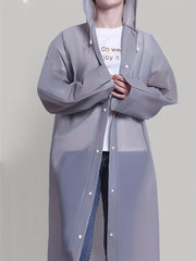 Waterproof Long Jacket Raincoat for Outdoor Activities