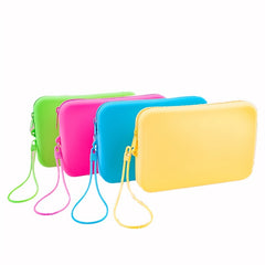 Waterproof Silicone Cosmetic Bag for Women Toiletry Storage Makeup Organizer