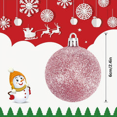 12pcs Large Christmas Balls Shatterproof Ornaments Xmas Tree Decorations