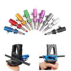 Recurve Bow Side Cushion Plunger Bow Pressure Button Aluminum Alloy Plastic