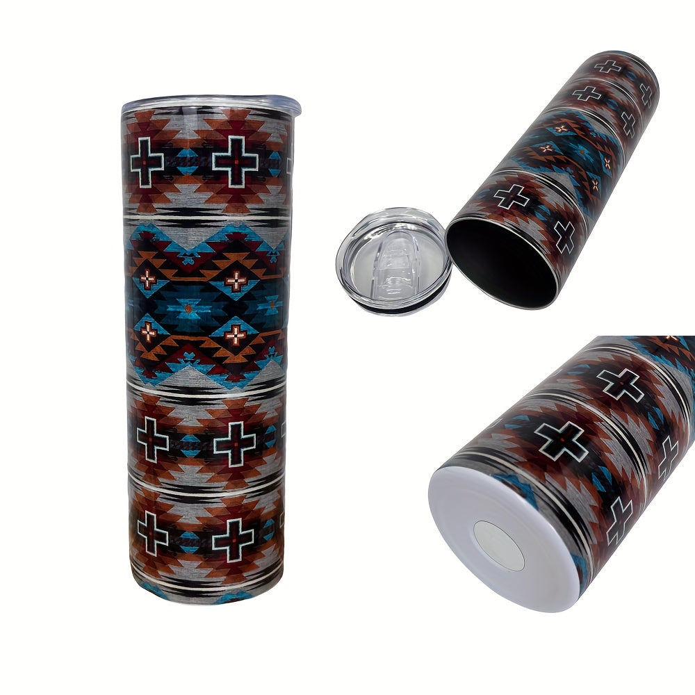 590ml Vintage Stainless Steel Water Bottle Insulated Outdoor Sports Fitness