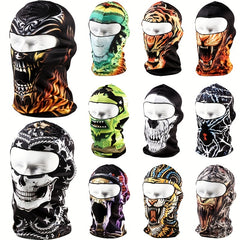 Skull Balaclava Face Mask Windproof UV Sun Dust Protective Full Face Cover