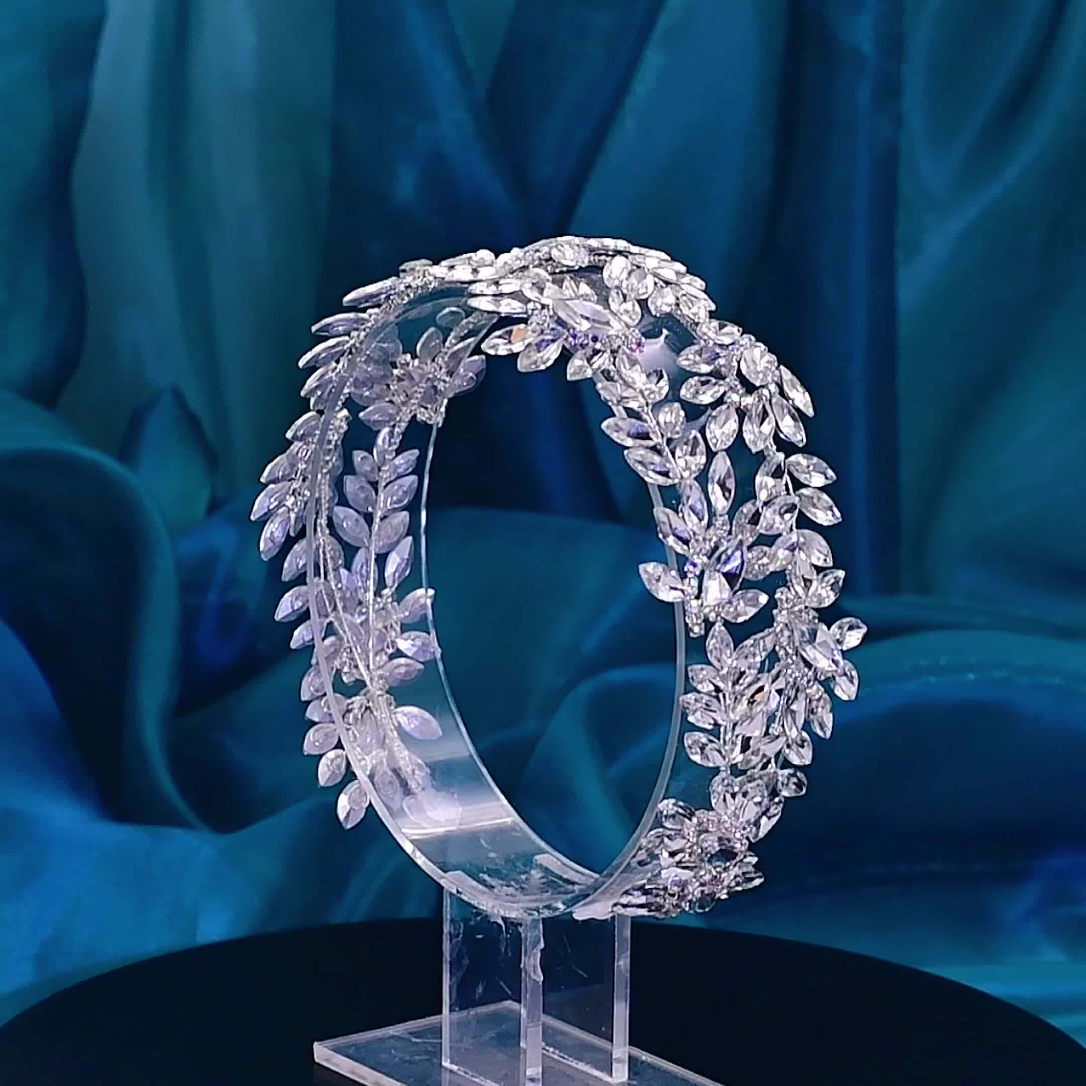 Vintage Rhinestone Bridal Headband for Weddings & Special Occasions