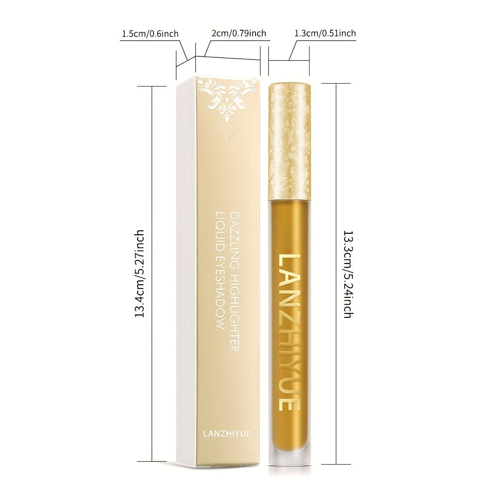 Golden Liquid Eyeshadow Mermaid Shimmer Lip Glaze Dual-use Gloss
