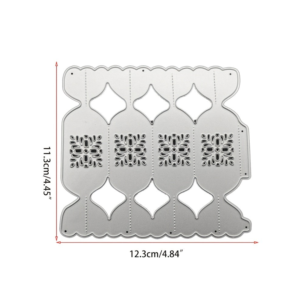 3D Embossing Metal Cutting Dies Candy Shape Gift Package Box Stencil