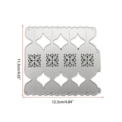 3D Embossing Metal Cutting Dies Candy Shape Gift Package Box Stencil