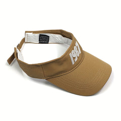 Men's Sunscreen Visor Hat With Letter 5046 Embroidery
