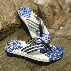 Men's Camo Massage Flip Flops Non Slip Thong Sandals