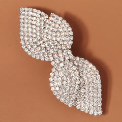 Rhinestone Bow Hair Clip Wedding Bridal Jewelry Hair Accessories