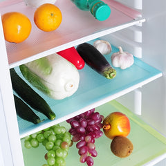 12pcs Cuttable Shelf Liners Washable Moisture-proof Fridge Mats