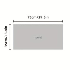 Checkerboard Pattern Cotton Hand Towel Soft Skin-friendly Face Towel