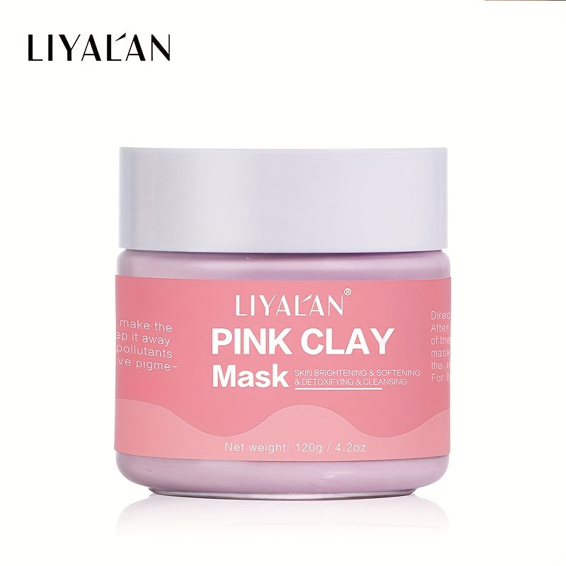 Organic Pink Clay Face Mud Mask - Natural Skincare Solution