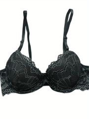 Lace Push Up Bra Comfortable & Breathable Women's Intimates