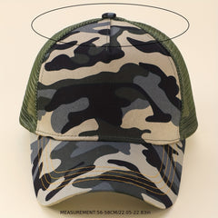 Mens Camo Mesh Baseball Cap