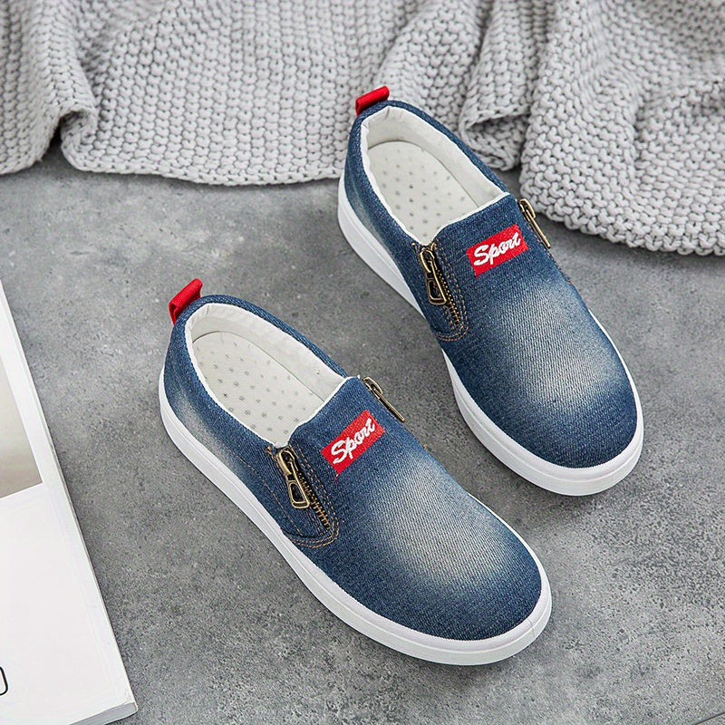 Women's Canvas Slip On Shoes Lightweight Walking Shoes