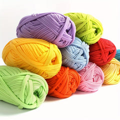 2pcs 200g Crochet Yarn, Polyester Woven Carp Thread, Bag Mat Weaving