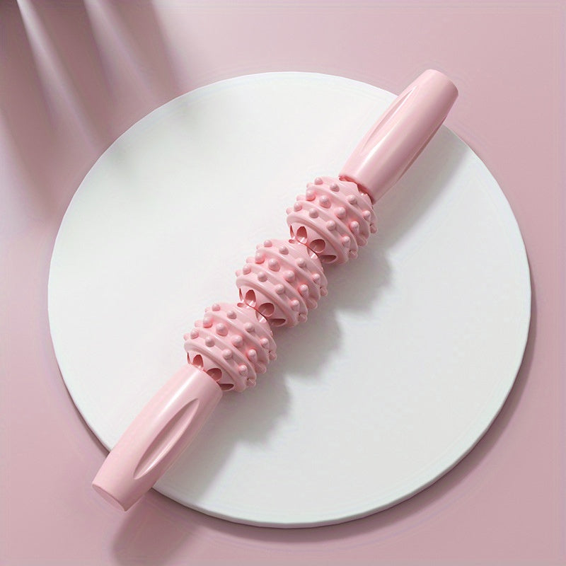 4 Wheel Yoga Muscle Massage Roller for Relaxation & Workout