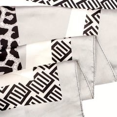 Luxury Silk Scarf Print Satin Scarf Mature Head Neck Scarf Hair Wrap