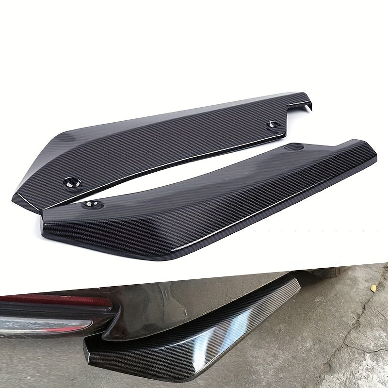 2pcs Car Rear Bumper Lip Spoiler Anti-Collision Exterior Accessories