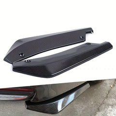 2pcs Car Rear Bumper Lip Spoiler Anti-Collision Exterior Accessories
