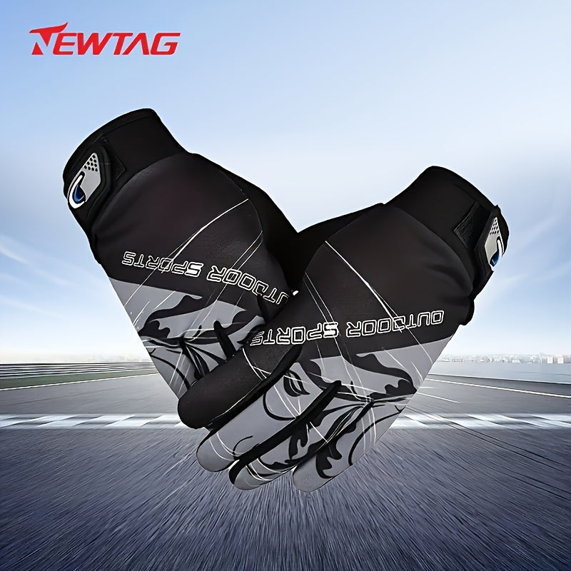 Full Finger Breathable Non-slip Cycling Gloves for Mountain Bike