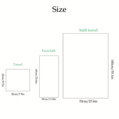2pcs Disposable Bath Towels Set Upgraded and Thickened Travel Towel