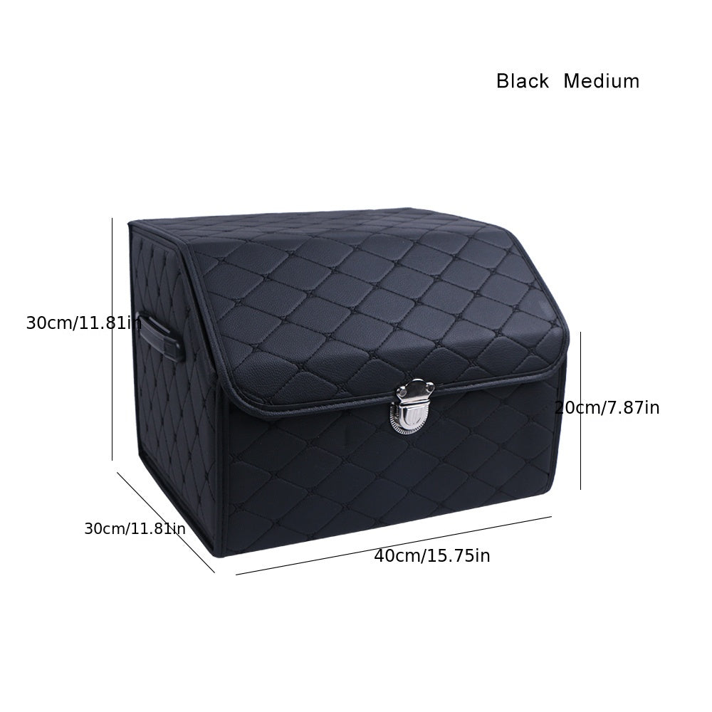 Folding Shoe Storage Box Car Trunk Bag Organizer